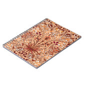 Carnet William Morris Hyacinth Print, Brown et Beige (Côté gauche)