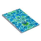 Carnet William Morris Hyacinth Print, Cerulean Blue (Côté Droit)