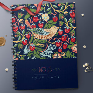 Carnet William Morris Lily Art Nouveau Motif Floral Non