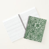 Carnet william morris marigold vert floral fleur (Intérieur)
