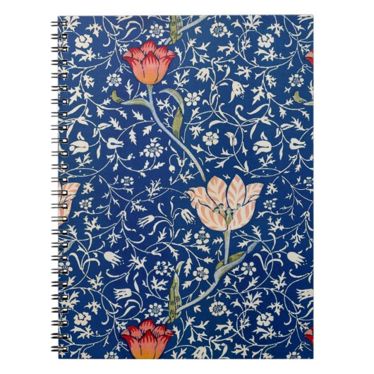 Carnet William Morris Medway Floral bleu (Devant)