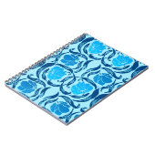 Carnet William Morris Pimpernel, Denim & Bleu clair (Côté gauche)