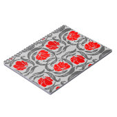 Carnet William Morris Pimpernel, Silver Grey et Red (Côté gauche)