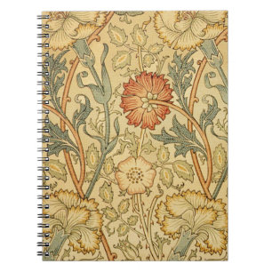Carnet William Morris Rose Flower Fond d'écran Motif