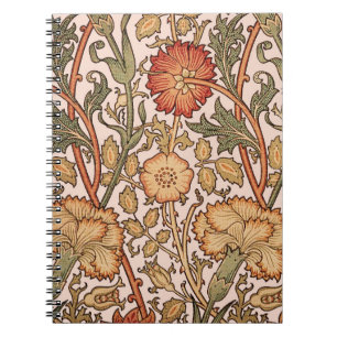 Carnet William Morris Rose Flower Fond d'écran Motif