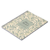 Carnet William Morris Saule Élégante Botanique (Côté gauche)