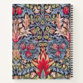 Carnet William Morris Snakeshead Floral Art Nouveau (Dos)
