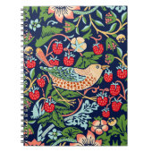 Carnet William Morris Strawberry Thief (Devant)