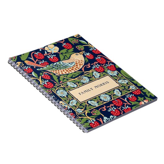 Carnet William Morris Strawberry Thief (Côté Droit)