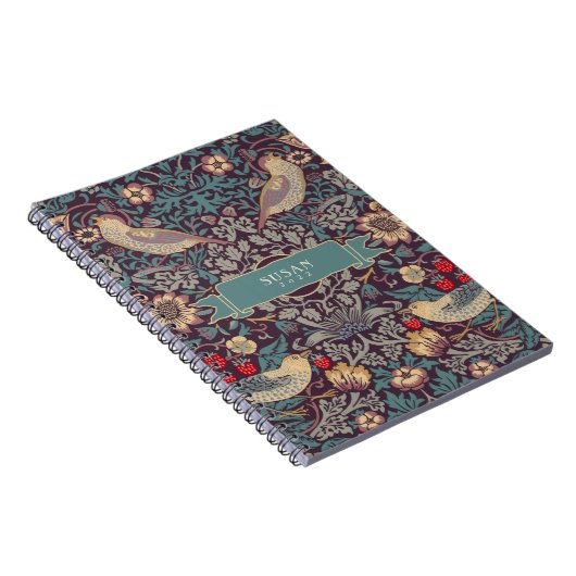 Carnet William Morris Strawberry Thief (Côté Droit)