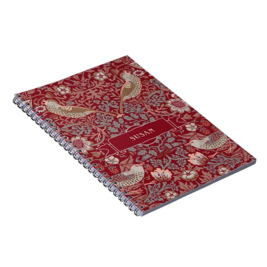 Carnet William Morris Strawberry Thief (Côté Droit)