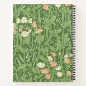 Carnet William Morris Sweet Pea Floral Design (Dos)