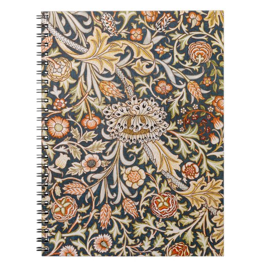Carnet William Morris Trent Garden Flower Motif classique (Devant)
