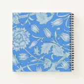 Carnet William Morris - Tulipes sauvages bleues et Monogr (Dos)