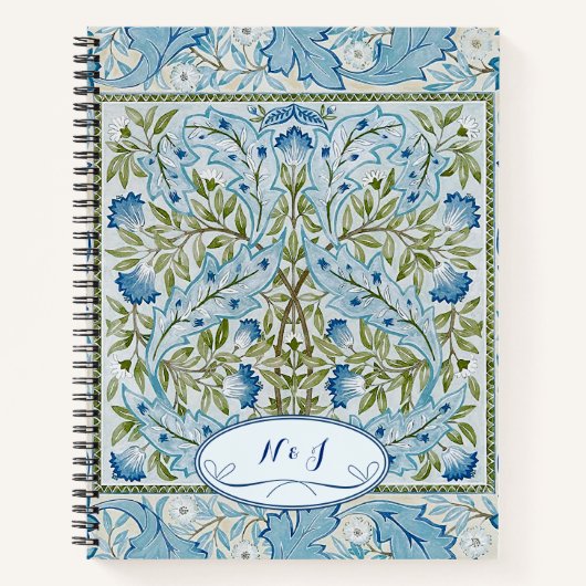Carnet William Morris & Wilhelmina Style Prints (Devant)