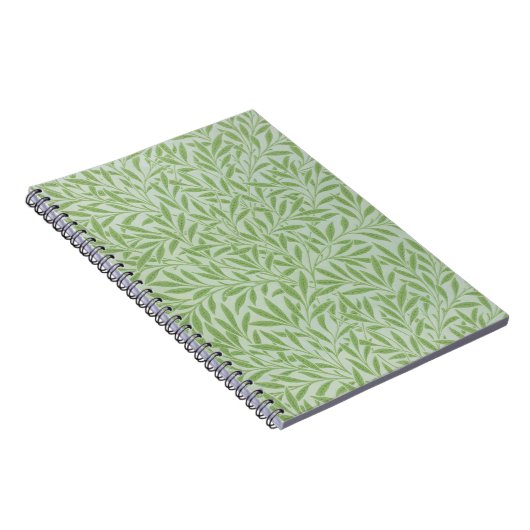 Carnet William Morris Willow Flower Classic Green (Côté Droit)