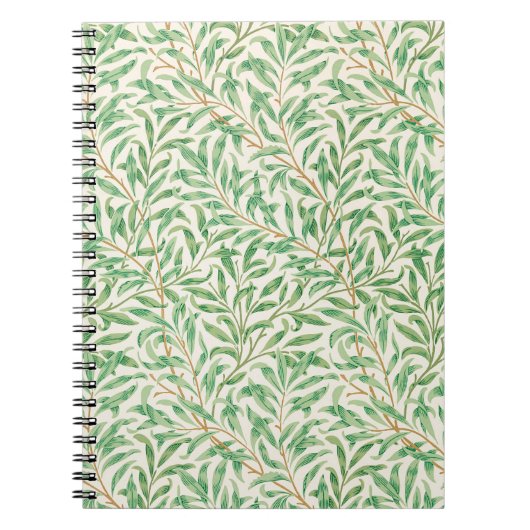 Carnet Williams Morris - Motif Feuille (Devant)