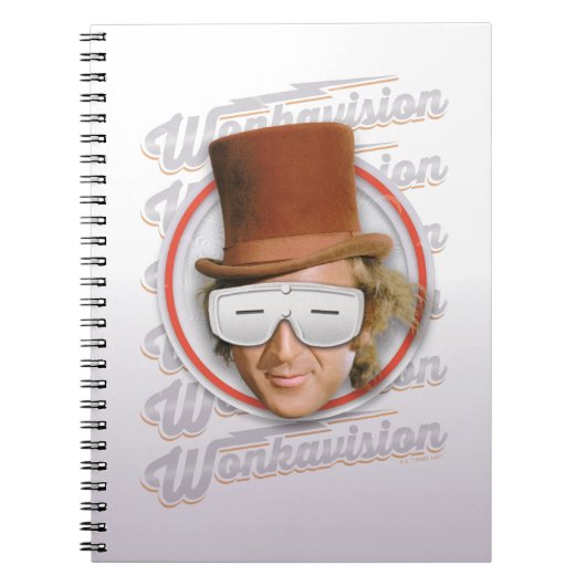 Carnet Willy Wonka dans les lunettes de Wonkavision (Devant)