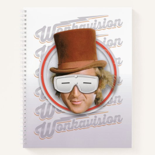 Carnet Willy Wonka dans les lunettes de Wonkavision (Devant)
