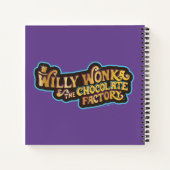Carnet Willy Wonka et le logo de l'usine de chocolat (Dos)
