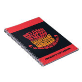 Carnet Willy Wonka Typographie Casquette (Côté Droit)