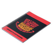 Carnet Willy Wonka Typographie Casquette (Côté gauche)