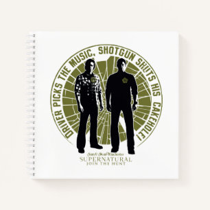 Carnet Winchester Brothers surnaturel "Shotgun"