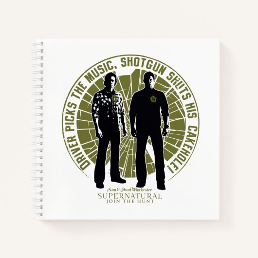 Carnet Winchester Brothers surnaturel "Shotgun" (Devant)