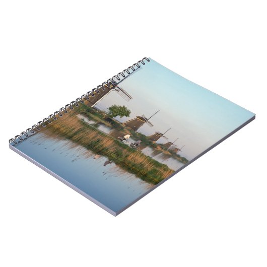 Carnet Windmills, Kinderdijk, Pays-Bas (Côté gauche)