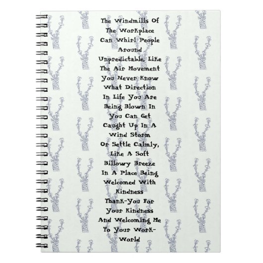 Carnet Windmills Of the Workplace (Devant)