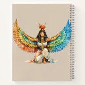 Carnet Winged Egyptian Goddess Mythology Inspired Design (Dos)