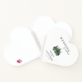 Carnet Winter Pine Forest Wedding Guestbook (Intérieur)