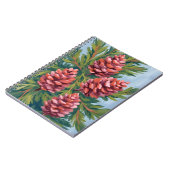 Carnet Winter Pinecones | Nature Watercolor Painting (Côté gauche)