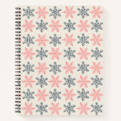 Carnet Winter Snowflake Spiral Notebook (Devant)