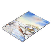 Carnet Wintery Lane Watercolor (Côté gauche)