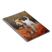 Carnet Wirefox Terrier en automne Leaves automne Inspire (Côté Droit)