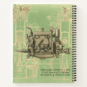 Carnet Wisconsin Motor Milwaukee Wisconsin moteur à essen (Dos)