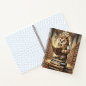 Carnet Wise Owl Librarian Vintage Art Notebook (Intérieur)