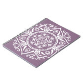 Carnet Wisteria Mandala (Côté gauche)