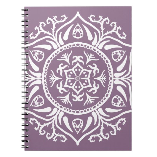 Carnet Wisteria Mandala (Devant)