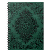 Carnet Witchery Flourish | Emerald Green Imaginaire Penta (Devant)