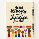 Carnet With Liberty and Justice for All Protest Freedom (Dos)