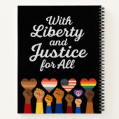 Carnet With Liberty and Justice for All Protest Freedom (Dos)