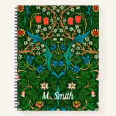Carnet WM Morris Blackthorn Motif Art nouveau (Devant)