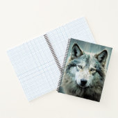 Carnet Wolf Animal Art Décor Peinture Mosaïque (Intérieur)