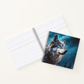 Carnet Wolf Animal Wilderness Mur Art coloré (Intérieur)