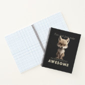 Carnet Wolf Concentré Awesome mignon adorable drôle (Intérieur)