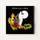 Carnet Wolf Howling Moon (Dos)