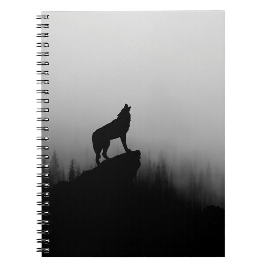 Carnet Wolf hurle sur la lune (Devant)