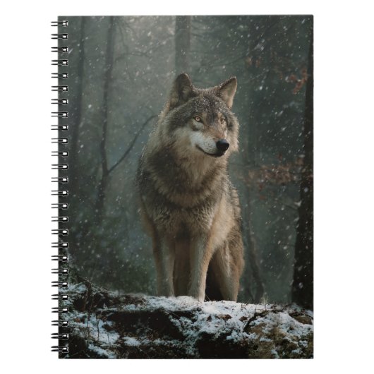 Carnet Wolf in Winter (Devant)